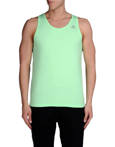 adidas tanktop groen|Men's Green Tank Tops .